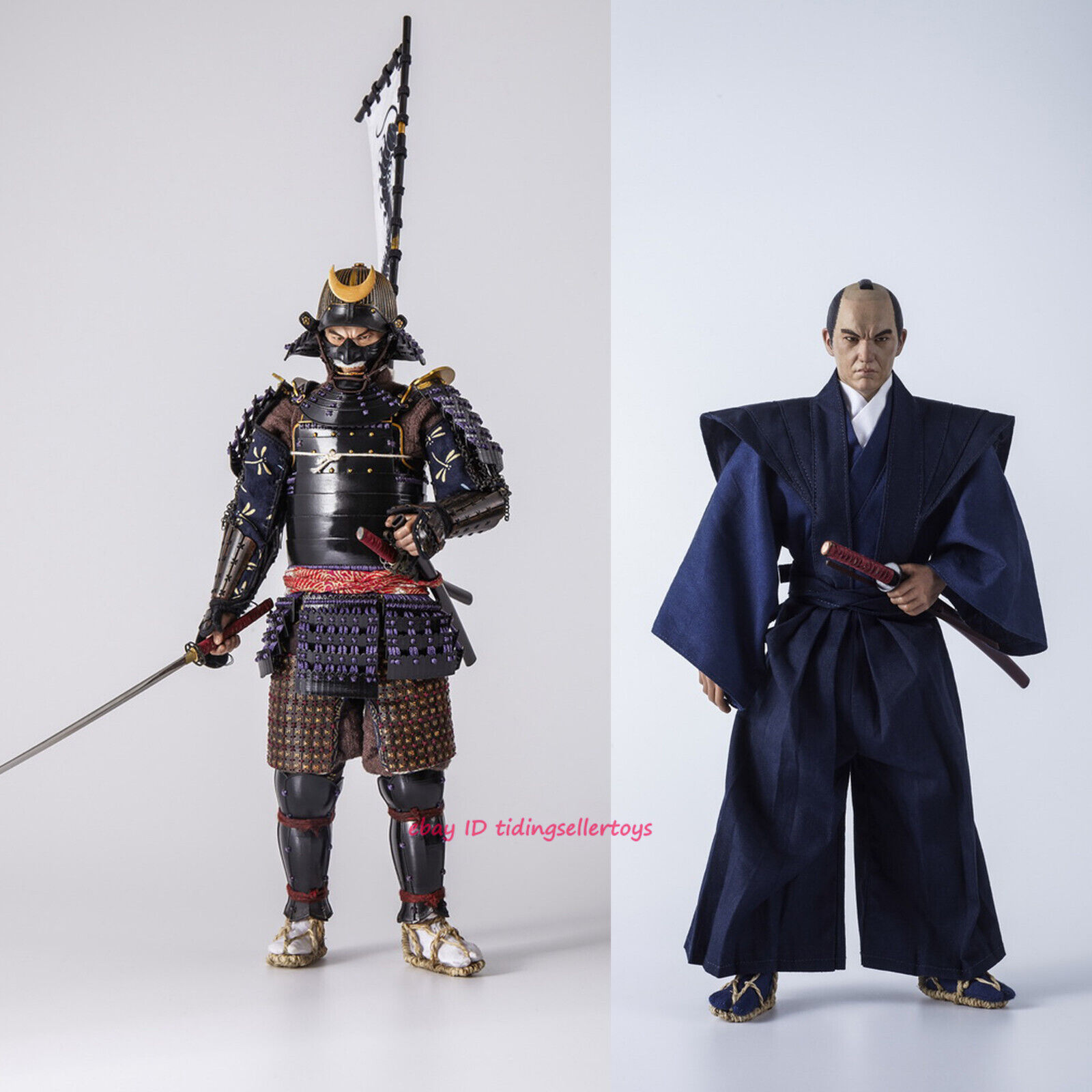 Centipede Samurai Of Takeda Shingen Black Ver 1/6 Action Figure Model YZM Studio