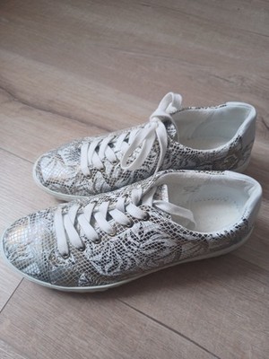 *ara* Bequeme Sneaker, weiß/bronze,  Gr. 6 1/2 - neuw.