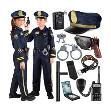 GIFTINBOX Police Costume for Kids, Kids Police Officer Costume for ... Fast Ship