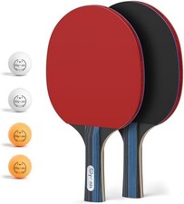 Professional Table Tennis Paddles Advance Intermediate Ping Pong Paddle Set of 2