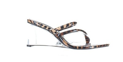 JLO by Jennifer Lopez Womens Zurin Animal Print Sandals Size 6 (7755609)