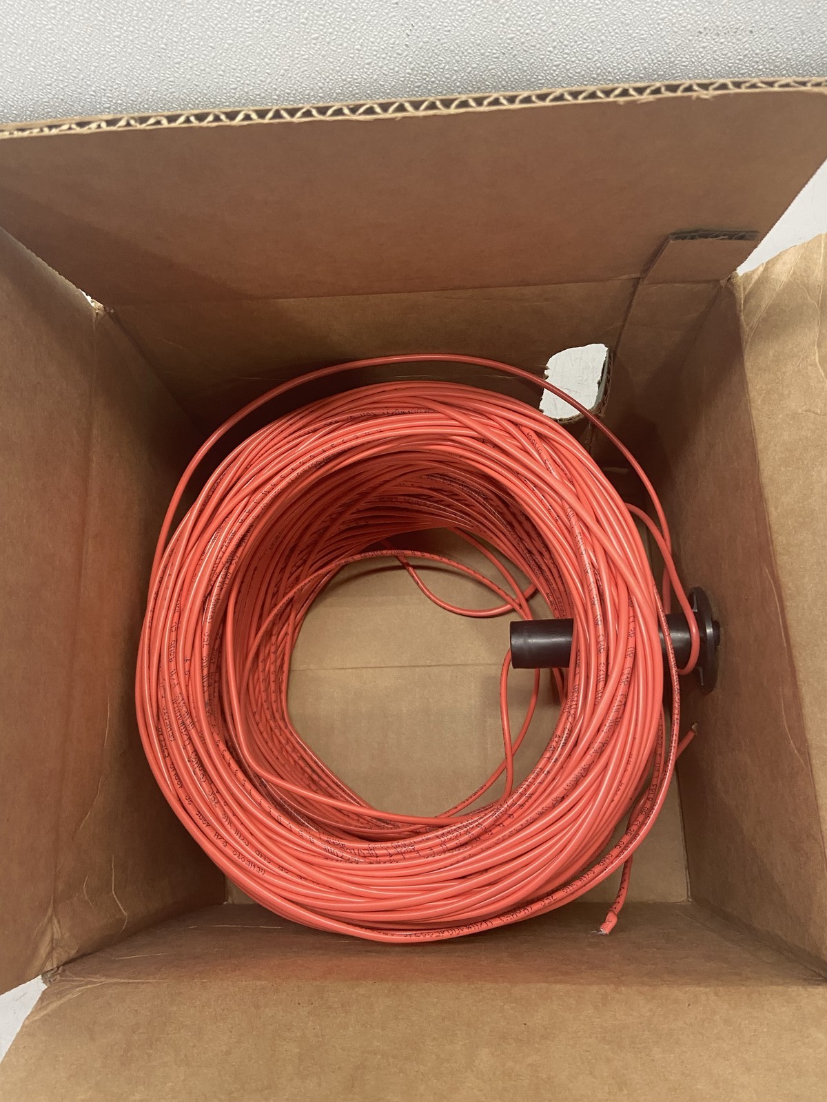 Honeywell Genesis 18/2 Solid Unshielded Cable Red 500' 43065504