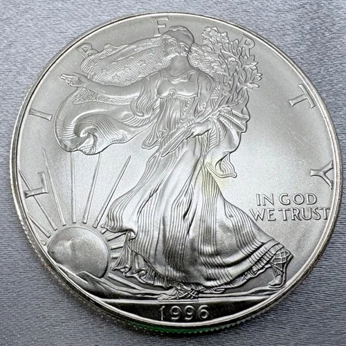 Very Rare 1996 American Silver Eagle 1 oz .999 Fine Silver Key Date BU [N3]