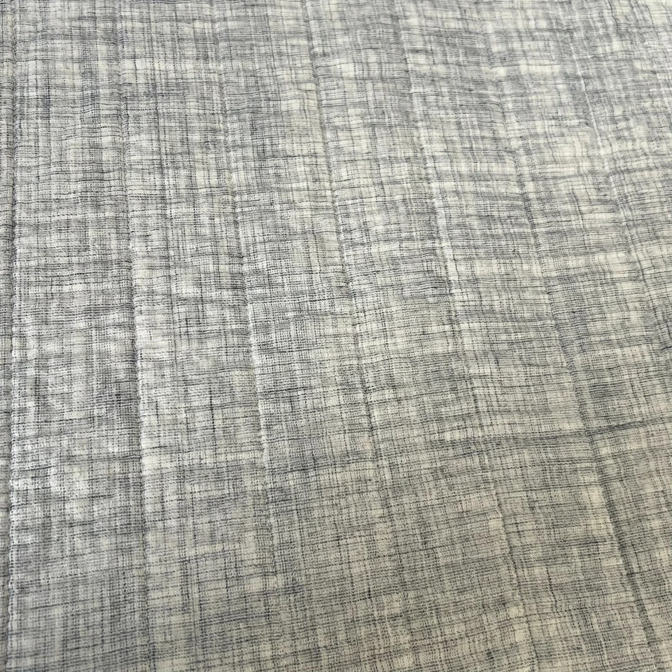 Hearth & Hand Full Queen 88 x 92 in Quilt Cotton Blend Heathered Crosshatch - Image 4 of 4