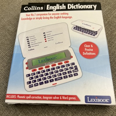 Crossword Solver - Collins Lexibook - English Dictionary D850EN - New / Sealed