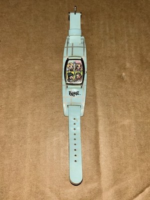 Vintage 2003 Bratz Childrens Kids Wrist Watch Blue Leather Strap Rare Untested