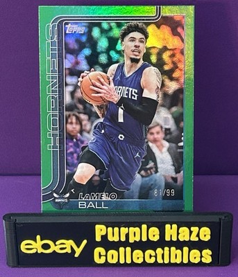 2025-26 Topps - LaMelo Ball #67 Green Rainbow /99 Charlotte Hornets 🐝