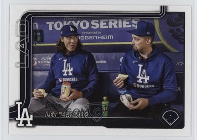 2025 Topps Update Veteran Combos Blake Snell Tyler Glasnow Let 'Em Eat! 1f17