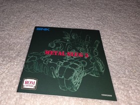METAL SLUG 3 NEO GEO AES English Authentic COMPLETE 