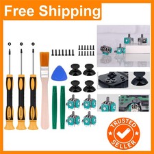 4PCS Xbox One Controller Joystick Replacement Repair Kit with Screwdrivers