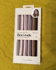 Kitsch Satin-Wrapped Heatless Curl Flexi Rods For Curly/Wavy Hair