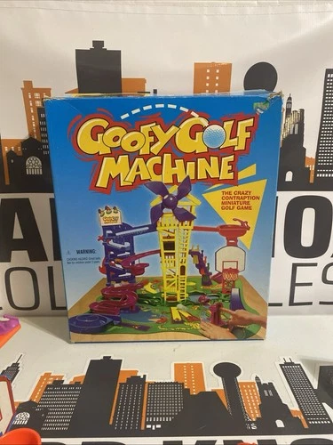 ⛳️Vintage PARKER BROTHERS Goofy Golf Machine Board Game 1994 98% Complete W/ Box
