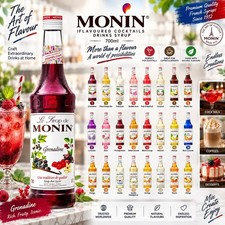 Monin Flavouring Cocktails Drinks Syrup 700ml, AU