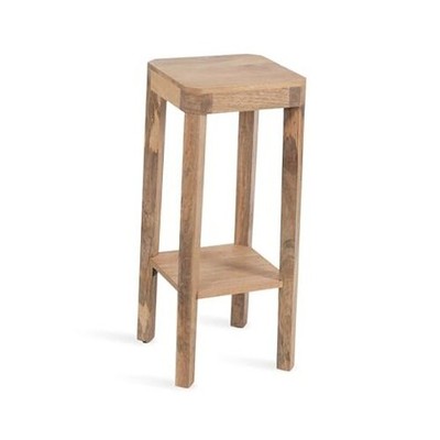  Talcott Modern Square Wood Drink Table; 12 x 12 x 28; Wood; 12x12x28 Natural