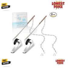 2 Pack Toilet Handle Replacement Kit, Universal Front Mount Toilet Flush Lever R