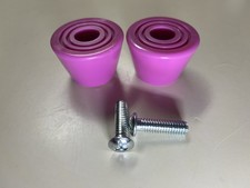 New Roller Skate Stoppers With Screws C7 Hot Pink Brakes