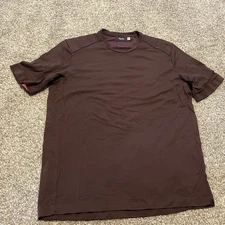 Rapha Merino Wool T Shirt Base Layer M Burgundy Outdoor Performance Cycling