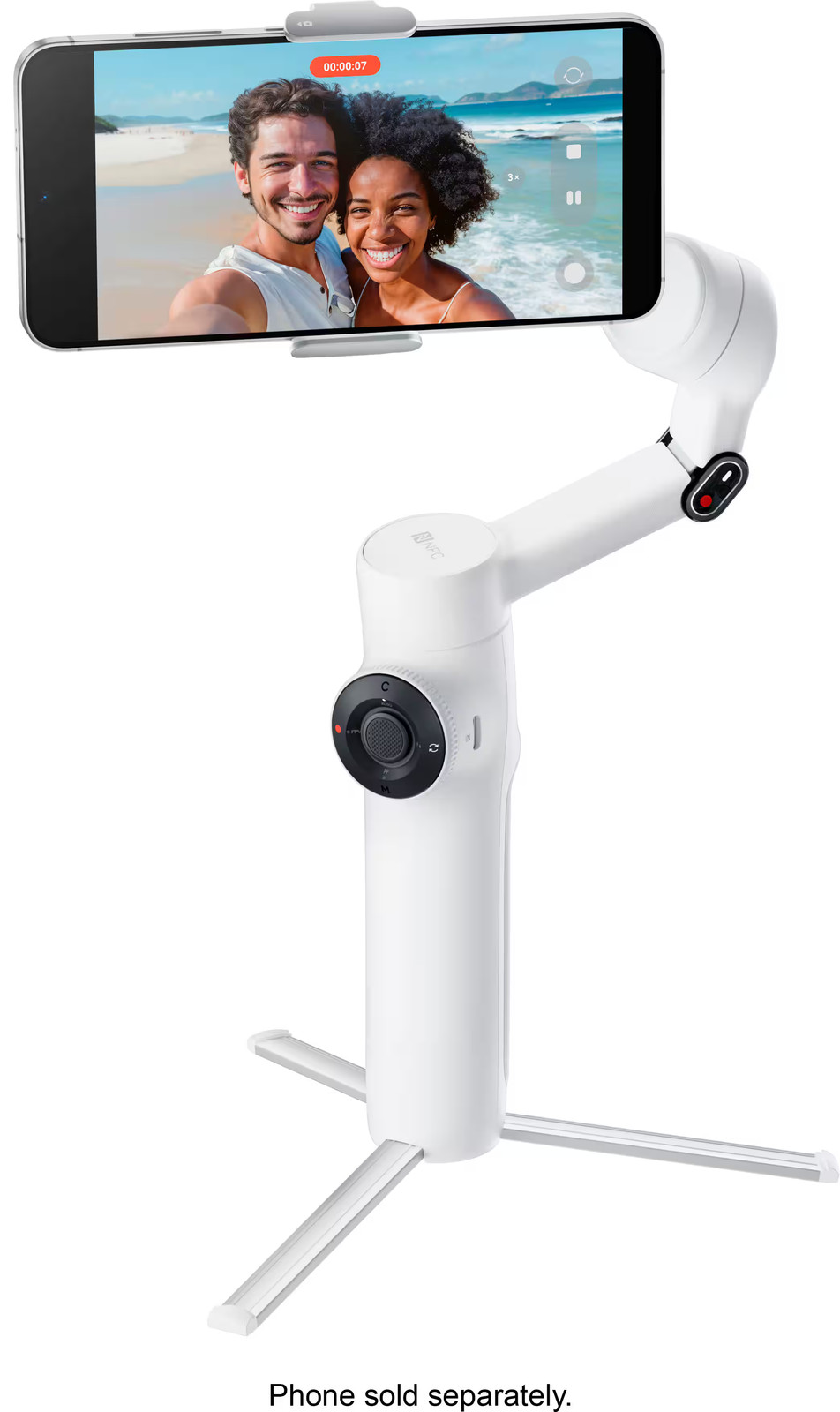 Insta360 - Flow 2 AI Tracker Bundle Gimbal Stabilizer for Smartphones - Summi...