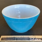 Vintage Pyrex Primary Color Blue 401 1 1/2 PT Mixing Bowl 1945 - 1949 SCUFFED
