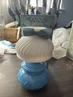 VTG Collectible 1972 Avon Courting Lamp Milk Glass Brocade Men's Cologne NOS