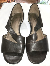 Life Stride Soft System Open Toe Size Open Side Shoes Brown 9M