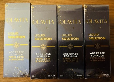 4 Olavita Liquid Solution Age Erase Formula Firms Lifts Smooths 1 Fl Oz 30ml New