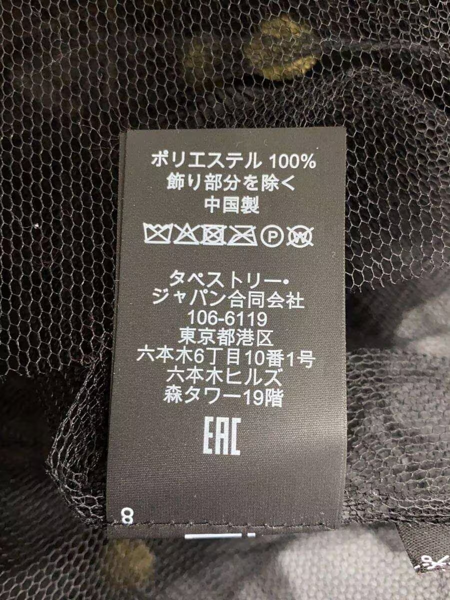 COACH Long Skirt, Size L, Polyester, Black, Solid Color, CDK29 thumbnail 5