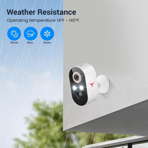 Wireless Outdoor Security Camera 1080P HD with Night Vision & Motion Detection - Picture 8 of 8