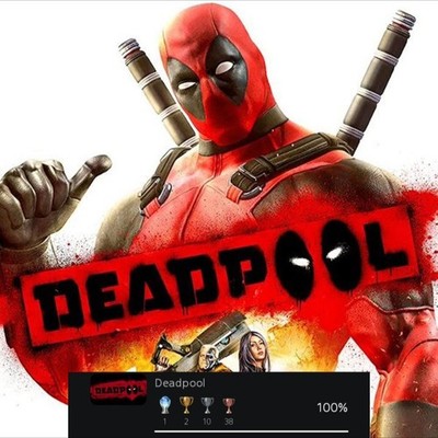 Platinum Trophy Service Deadpool PS4