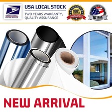One Way Mirror Window Film Heat UV Reflective Privacy Tint Foil for Home Office