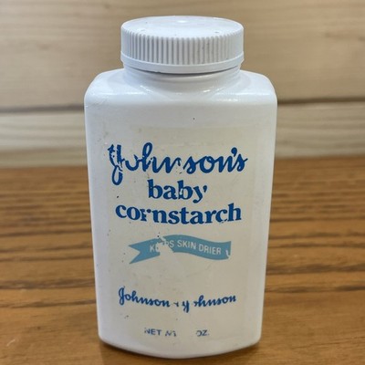 Vintage Sample 1983 Johnsons  Baby Powder Cornstarch Original Formula - RARE