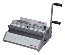 RENZ eco S 360, Drahtbindegerät in 2:1 Teilung (23 Schlaufen auf A4), bis 340 Bl