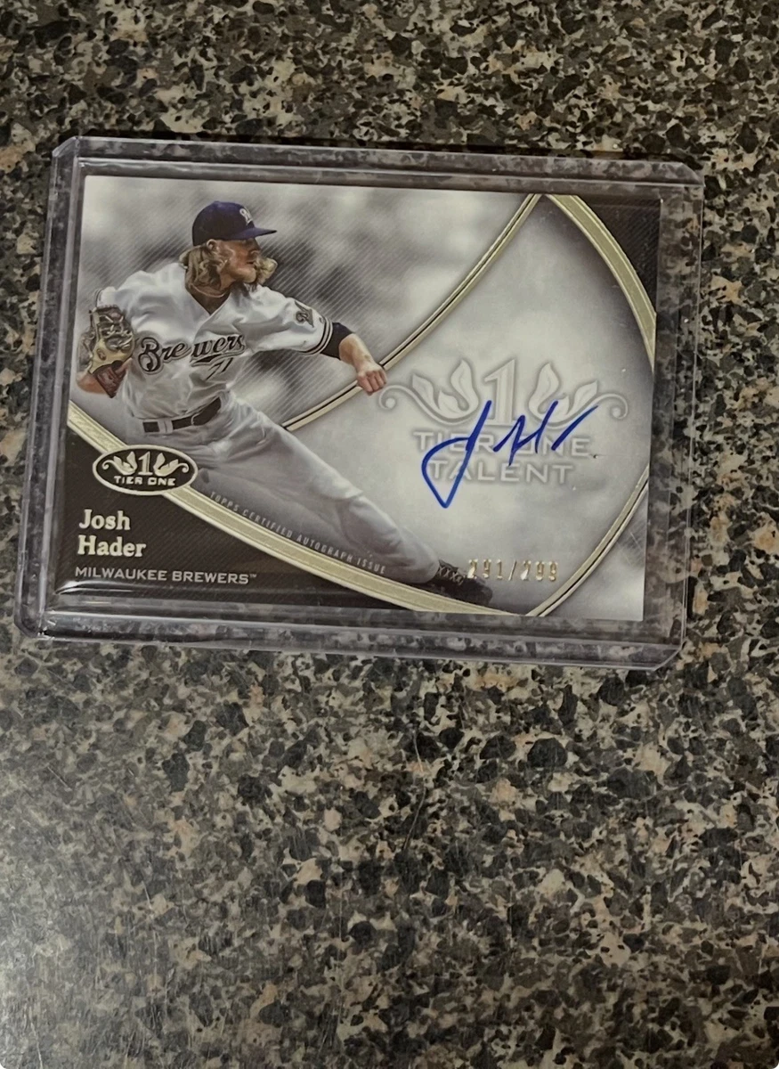 2020 Topps Tier One - Josh Hader #T1TA-JHA for sale | eBay