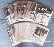 Doll Crafter / Poissot UNCUT DOLL  DOLL DRESS PATTERNS - Your Choice 