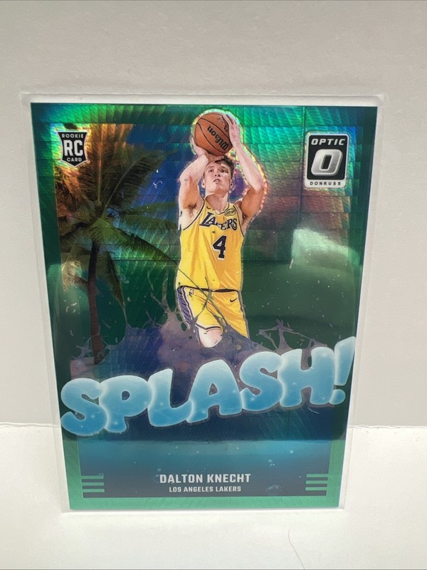 2024-25 Panini Donruss Optic Dalton Knecht RC Green Hyper Splash /249 #12 Lakers