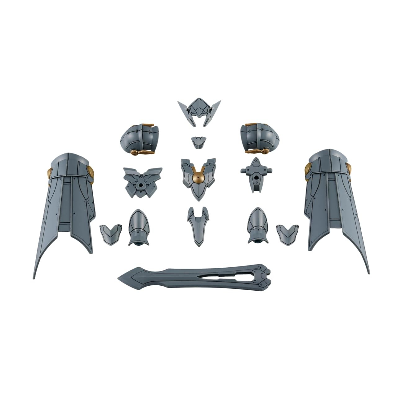 BANDAI SPIRITS 30MF Class-Up Armor (Liber Paladin) Farbcodierter Plastikmodellba