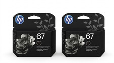 HP 67 Black Original Ink Cartridge 2-Pack
