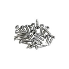 Fender Scratchplate/Cavity Cover/Control Plate Mounting Screws Pack of 24 (Chro…