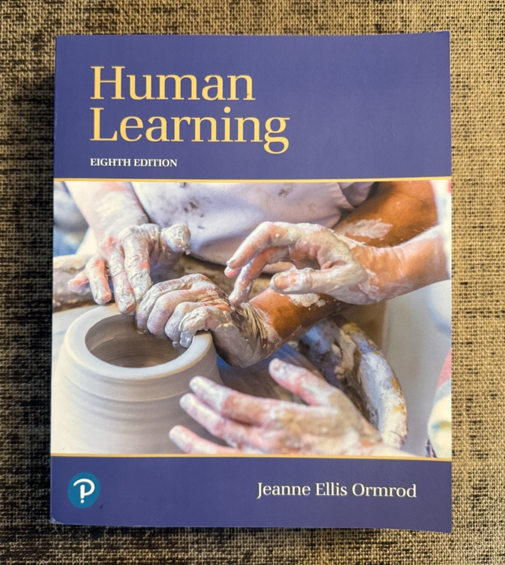 Human Learning : 8th Edition 8e by Jeanne Ormrod PAPERBACK *GOOD*