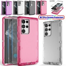 For Samsung Galaxy S22 Ultra S22 Plus Case Heavy Duty Transparent Phone Cover