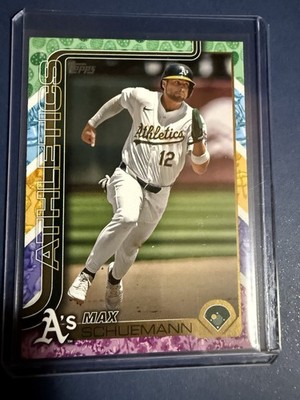 2025 Topps Series 1 Max Schuemann Easter Border Parallel #305