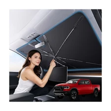 Zanch Upgrade Windshield Sun Shade, Custom Fit for Dodge RAM 1500 2... Fast Ship