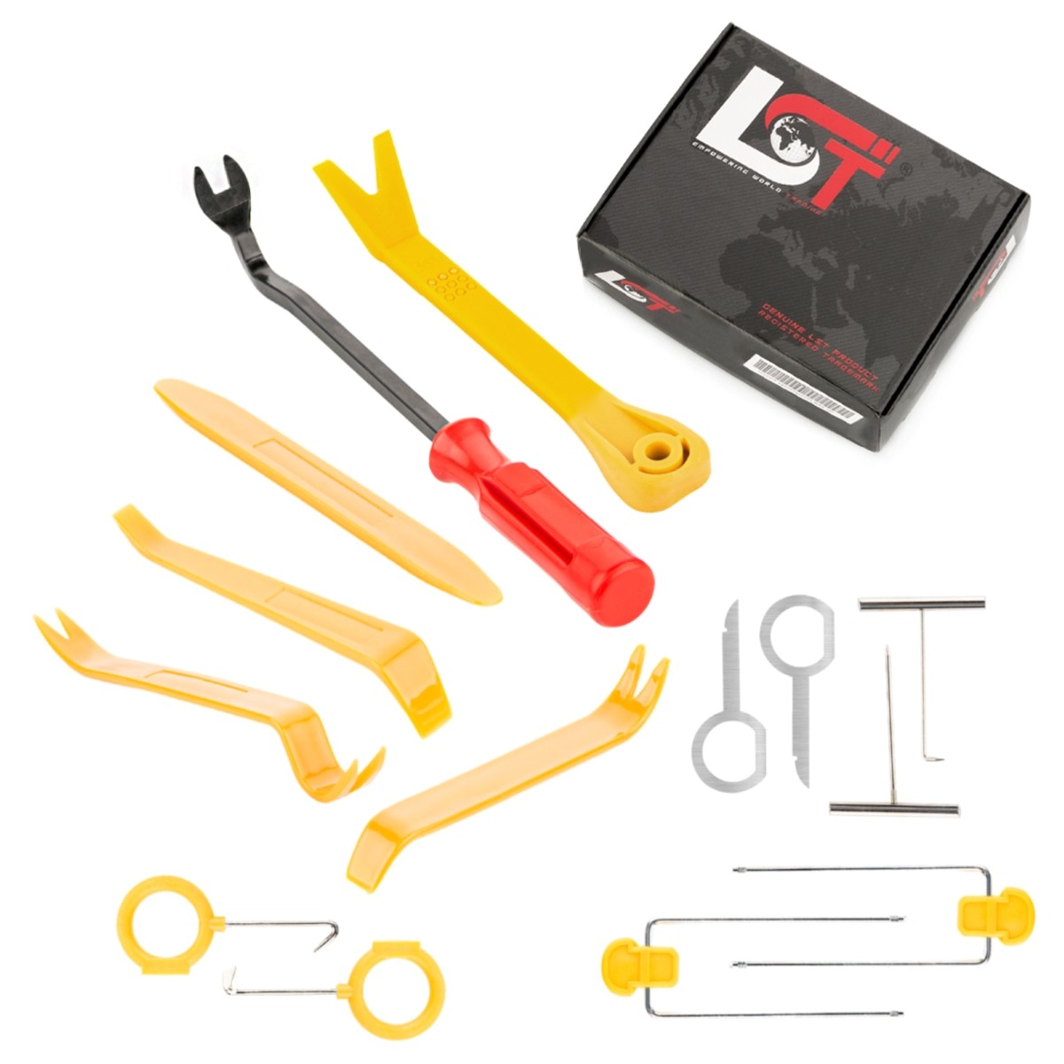 14 Piece Door Clip Removal Tool Interior Trim Disassembly Tool for JEEP