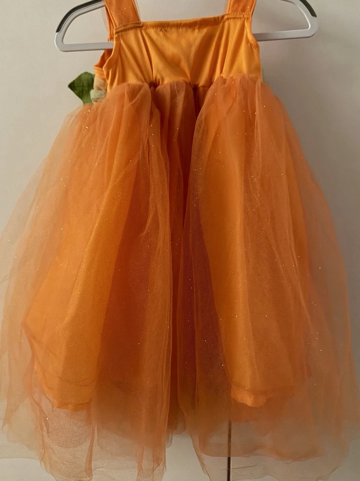 Pottery Barn Kids Pumpkin Orange Halloween Dress Costume- Lights Up! 3T - Image 2 of 4