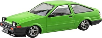 Aoshima 1/32 Toyota Sprinter Trueno AE86 Custom Green Snap Kit Pre