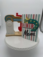 Melissa  Doug Star Diner Play Menu And Wooden Mixer Replacement