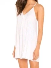 Alice + Olivia Fierra Dress Ivory White Mini Slip Dress Size XS