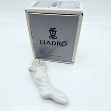 Lladro Baby's First Christmas Ornament 1992 Porcelain 5" in Box