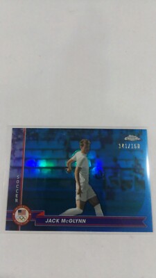 2024 Topps Chrome U.S. Olympic Blue Refractors #132 Jack McGlynn 141/150