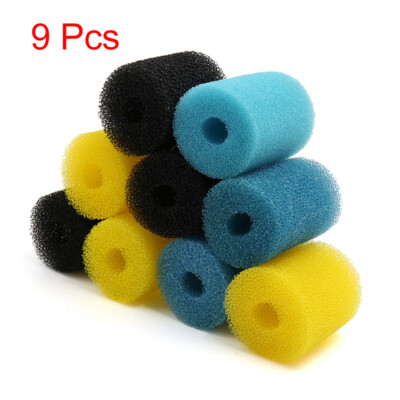 9 stk Aquarium Schwamm Filterschwamm Filterpatrone Rund Form Fish Tank